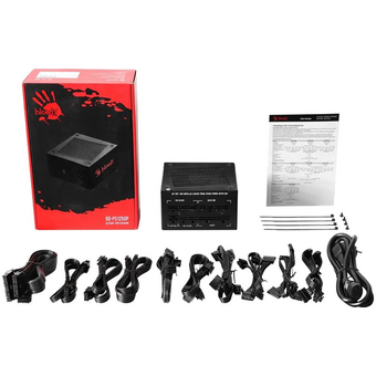  Блок питания BLOODY BD-PS1250P (BD-PS1250P-M), 1250Вт, 140мм, черный, retail 