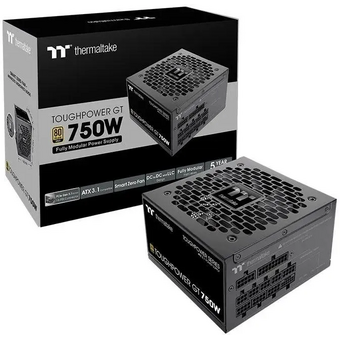  Блок питания Thermaltake Toughpower GT Gen.5 (PS-TPT-0750FNFAGE-3), 750Вт, 140мм, retail 