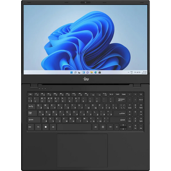  Ноутбук iRU Planio 15ING (2059105) 15.6", IPS, Intel N100 0.8ГГц, 4 ядра, 8ГБ 512ГБ SSD, Intel Iris Xe graphics, Windows 11 Professional, черный 