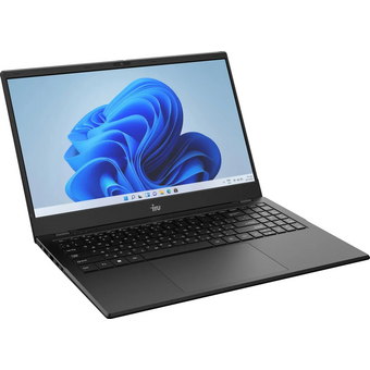  Ноутбук iRU Planio 15ING (2059105) 15.6", IPS, Intel N100 0.8ГГц, 4 ядра, 8ГБ 512ГБ SSD, Intel Iris Xe graphics, Windows 11 Professional, черный 