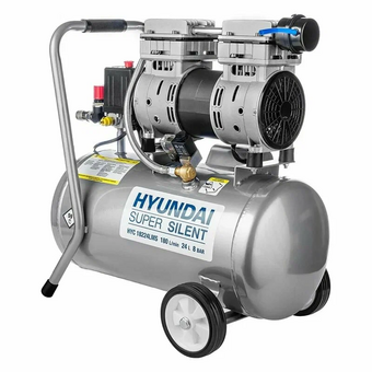  Компрессор поршневой Hyundai HYC 18224LMS серебристый 
