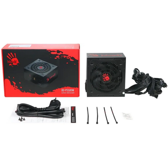  Блок питания BLOODY BD-PS500W, 500Вт, 120мм, черный, retail 