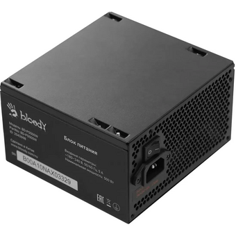  Блок питания BLOODY BD-PS500W, 500Вт, 120мм, черный, retail 