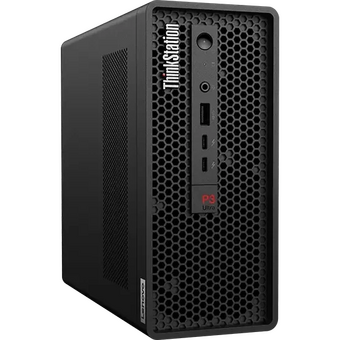  Неттоп Lenovo ThinkStation P3 Ultra (30HBS64000) Intel Core i7 13700, DDR5 16ГБ, 512ГБ(SSD), NVIDIA T400 - 4 ГБ, CR, Windows 11 Professional, черный 