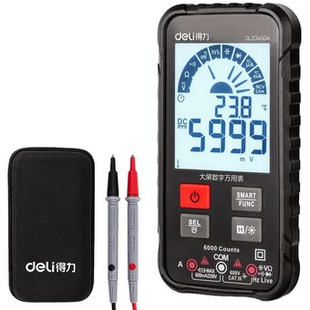  Мультиметр Deli DL334504 