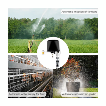 Умный водяной клапан MOES WiFi Smart Water Valve WV-LZ-BK 