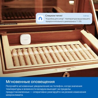  Датчик температуры и влажности TP-LINK Tapo T310 868-922МГц белый 