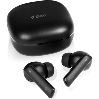  Наушники TTEC AirBeat Pro Max 2KM149S ANC TWS Headset Black 