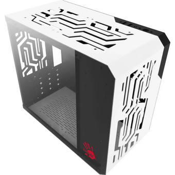  Корпус BLOODY BD-CC110, mATX, Mini-Tower, без БП, белый 