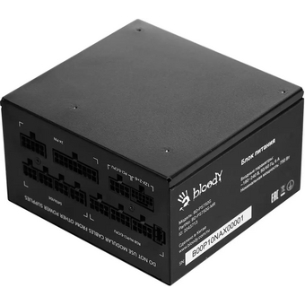  Блок питания BLOODY BD-PS750G (BD-PS750G-MR), 750Вт, 120мм, черный, retail 