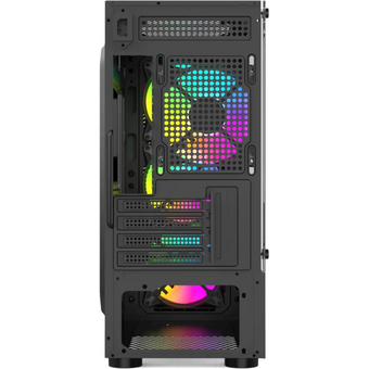  Корпус BLOODY BD-CC102F, mATX, Midi-Tower, без БП, черный 