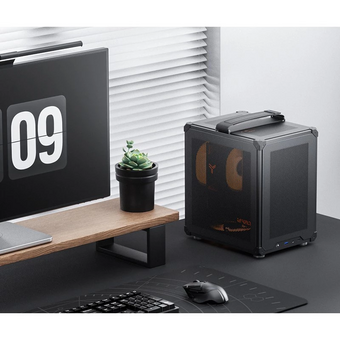  Корпус JONSBO C6-ITX Black без БП, mini-ITX, черный 