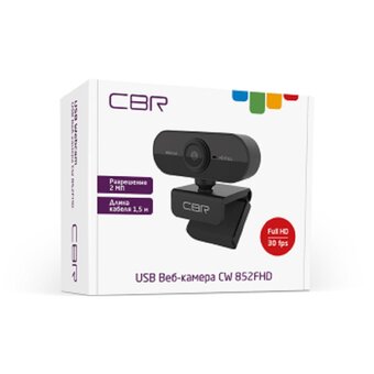  Web камера CBR CW 852FHD Black 