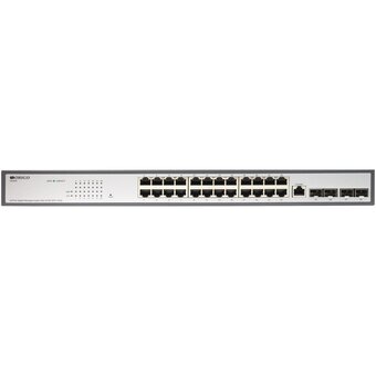  Коммутатор настраиваемый Origo OS2328 OS2328/A1A (L2) 24x1Гбит/с 4xКомбо (1000BASE-T/SFP) 