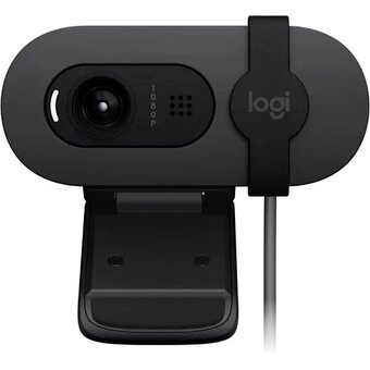  Web камера Logitech HD Webcam Brio 90 (960-001581) графитовый 