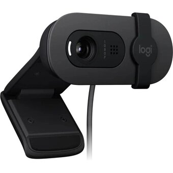  Web камера Logitech HD Webcam Brio 90 (960-001581) графитовый 
