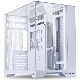  Корпус Lian-Li O11 Vision Compact белый (G99.O11VPW.R0) без БП ATX 10x120mm 9x140mm 2xUSB3.0 audio 