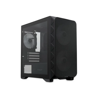  Корпус HSPD M321 (M321-TGBK-ARGB), Mesh Mini-tower, Black, slide TG, 0.45 SPCC, 2x140mm ARGB+1x120mm ARGB mATX 