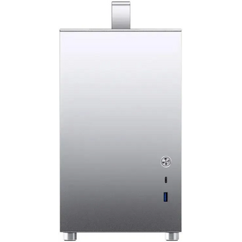  Корпус Jonsbo T8 Plus Silver без БП, боковые панели из закаленного стекла, mini-ITX, серебристый 