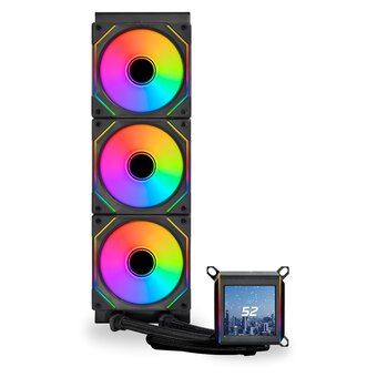  СВО Lian Li GA II LCD SL-INF 360 Black (GA2ALCD36INB) / G89.GA2ALCD36INB.R0 3x120mm ARGB PWM Fans 
