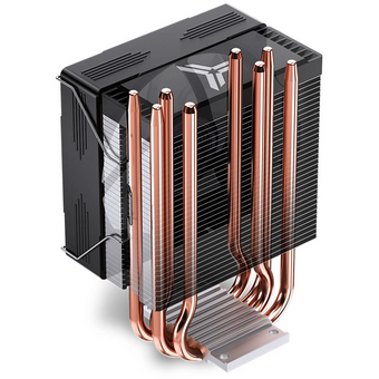  Кулер JONSBO CR-1300 Evo Black LGA1700/1200/115X/AM5/AM4 (TDP 160W, PWM, 90mm Dynamic Multi-Color LED Fan, 4 тепловые трубки, 4-pin) Retail 