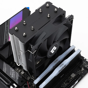  Кулер Thermalright Assassin X Refined SE 120 (AX120-R-SE) (4-pin PWM, 148mm, Ni/Cu, 4x6mm, 1x120mm, 66.17CFM, 25.6dBA, 1550RPM) 