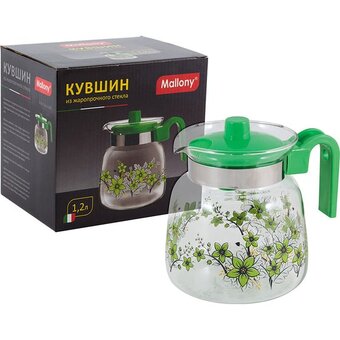  Кувшин MALLONY Pentola-1200, 1,2л, жаропроч.стекло 910117 