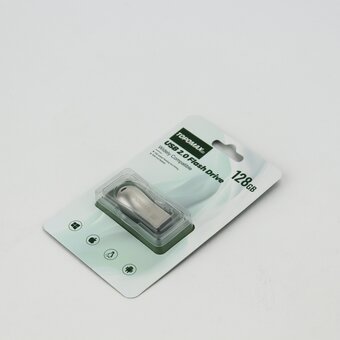  USB-флешка TOPOMAX TP-002 128G 2.0, скорость чтения 15МБ/с, записи 6МБ/с, металл 