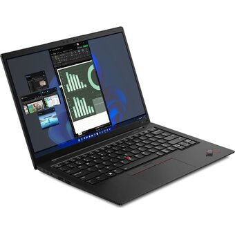  Ноутбук Lenovo ThinkPad X1 Carbon Gen 10 (21CBS2KV00) 14"/IPS/i7-1270P/16Gb/SSD 512Gb/Intel Iris Xe Graphics/Win11Pro/Черный/1.12кг 