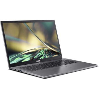  Ноутбук Acer Aspire 3 A317-55P-C3XL (NX.KDKCD.00J) 17.3", IPS, Intel N100 0.8ГГц, 4 ядер, 8ГБ 512ГБ SSD, Intel UHD Graphics, без ОС, серебристый 