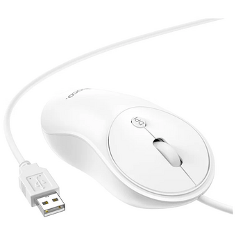  Мышь HOCO GM13 Esteem business wired mouse white 