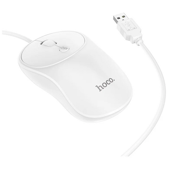 Мышь HOCO GM13 Esteem business wired mouse white 
