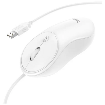  Мышь HOCO GM13 Esteem business wired mouse white 