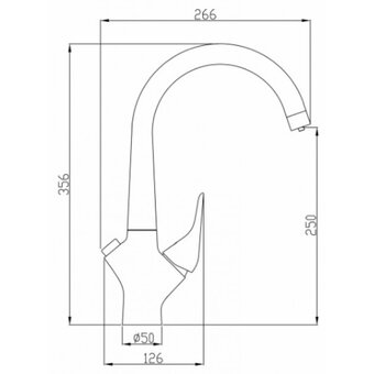  Смеситель для кухни ZORG Steel Hammer SH 815 Satin 