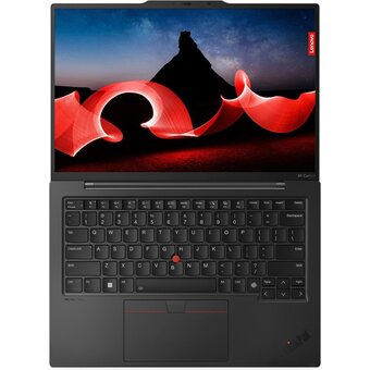  Ноутбук Lenovo ThinkPad X1 Carbon Gen 12 (21KDS31600) 14" 2.8K OLED 400N 120Hz Touch/Ultra 7 155U/32GB/SSD1TB/UMA/Fingerprint/Backlit/Win11Pro/Black 
