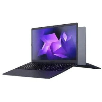  Ноутбук Kvadra Nau LE15T (Y22L02P01101R-98F693) Core i5 1235U 16Gb SSD512Gb Intel UHD Graphics 15.6" FHD (1920x1080) noOS graphite WiFi BT Cam 