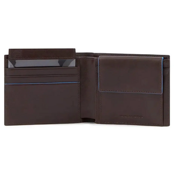  Кошелек мужской Piquadro Blue Square Revamp PU4188B2VR/MO кожа натуральная, коричневый 