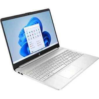  Ноутбук HP 15-dy5073dx (8L708UA) 15.6", IPS, Intel Core i7 1255U 1.7ГГц, 10 ядер, 16ГБ 512ГБ SSD, Intel Iris Xe graphics, Win11 Home, серебристый 