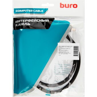  Кабель аудио-видео Buro HDMI-V1.4-1MC HDMI (m)/HDMI (m) 1м черный 
