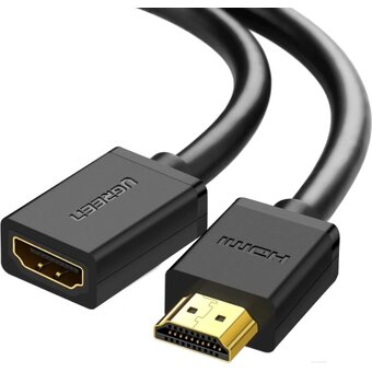  Кабель UGREEN HD107 10140 HDMI Male to Female Cable 0.5m Black 