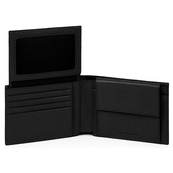  Кошелек мужской Piquadro Black Square PU1392B3R/N черный натур.кожа 