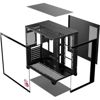  Корпус BLOODY BD-CC111, ATX, Midi-Tower, без БП, черный 