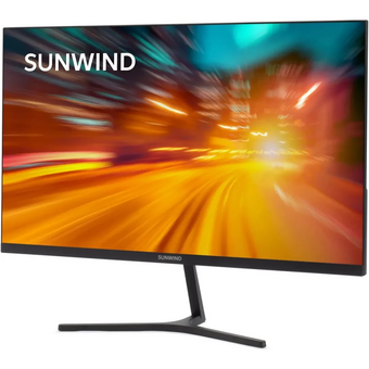  Монитор SunWind SM-24FI401 (SM24SG01) черный 
