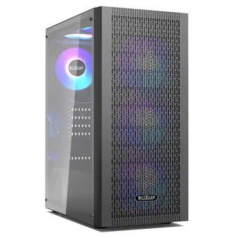  Корпус PCCOOLER MA100 Mesh BK, Mesh Mid Tower, Black, TG, 3x120mm ARGB ATX, mATX, mITX (без БП) 