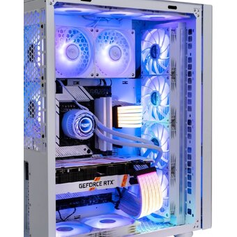  Корпус Valkyrie VK01 White / E-ATX / 2x140mm ARGB fans 