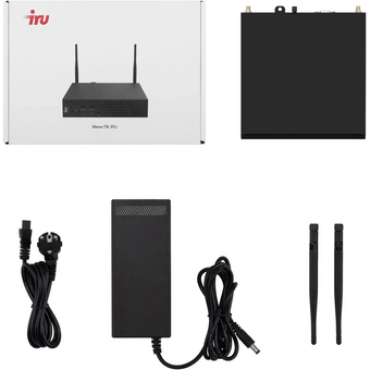  Неттоп IRU 310H6ITF (2031363) i3 12100 (3.3) 8Gb SSD256Gb UHDG 730 Windows 11 Professional GbitEth BT черный 