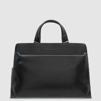  Деловая сумка Piquadro Blue Square CA6590B2/N черный натур.кожа 