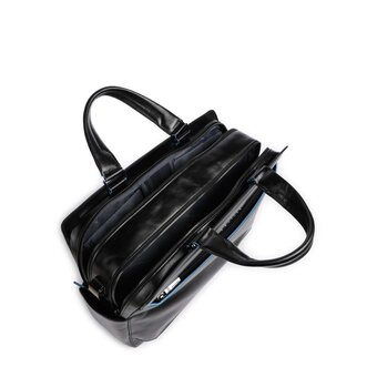  Деловая сумка Piquadro Blue Square CA6590B2/N черный натур.кожа 