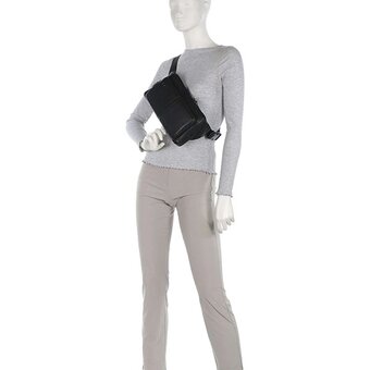  Сумка на пояс мужская Piquadro Hedley CA2174W130/N черный натур.кожа 