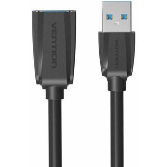  Кабель удлинитель Vention VAS-A45-B100 USB 3.0 AM/AF 1м Black Edition 